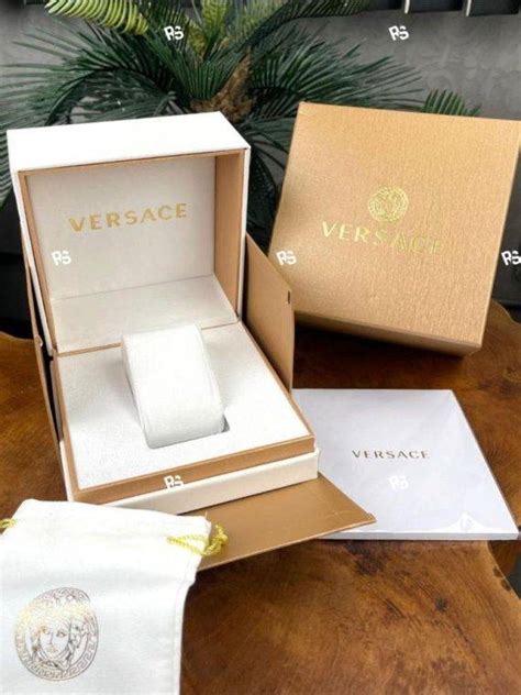 versace saat kutusu - Versace Beyaz Saat Kutusu Full Set .